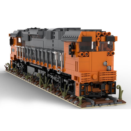 MOC - 94812 Orange N - Klasse Retro - Zug - LesDiy - Klemmbausteine