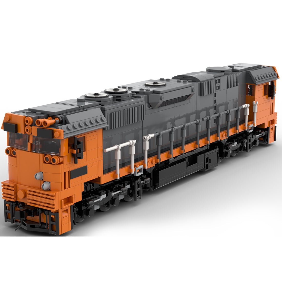 MOC - 94812 Orange N - Klasse Retro - Zug - LesDiy - Klemmbausteine