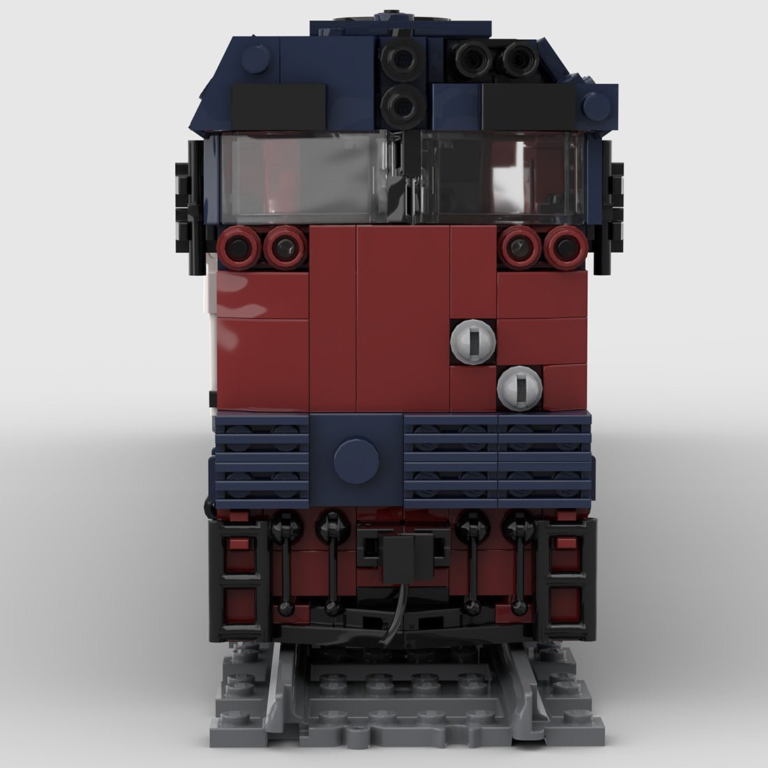 MOC - 94813 Rot - Blauer N - Klasse - Zug - LesDiy - Klemmbausteine