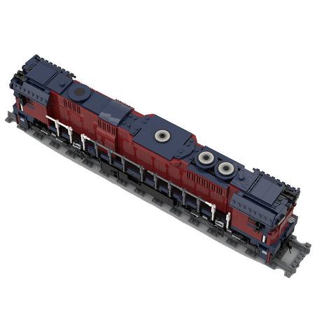 MOC - 94813 Rot - Blauer N - Klasse - Zug - LesDiy - Klemmbausteine