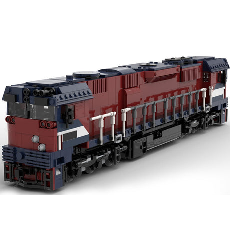 MOC - 94813 Rot - Blauer N - Klasse - Zug - LesDiy - Klemmbausteine