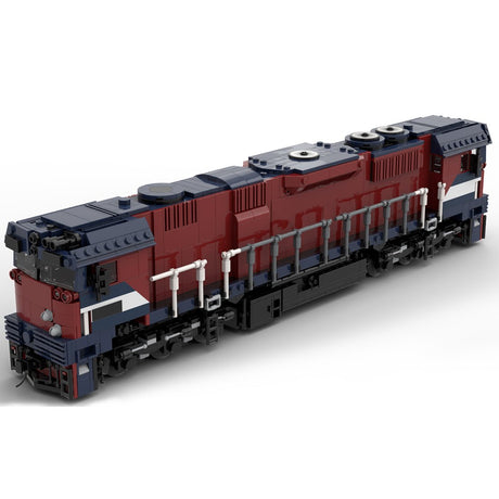 MOC - 94813 Rot - Blauer N - Klasse - Zug - LesDiy - Klemmbausteine