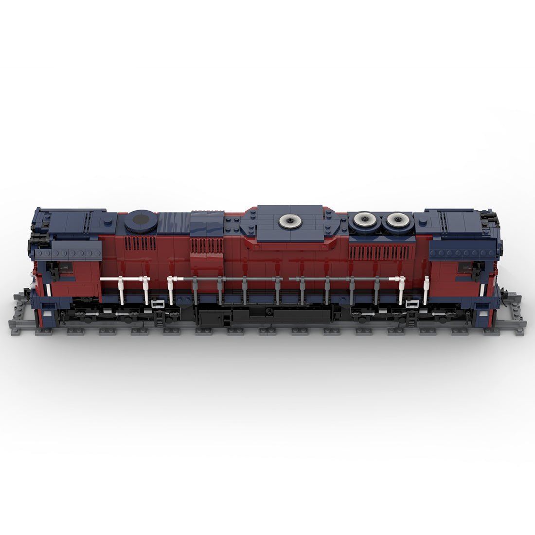 MOC - 94813 Rot - Blauer N - Klasse - Zug - LesDiy - Klemmbausteine