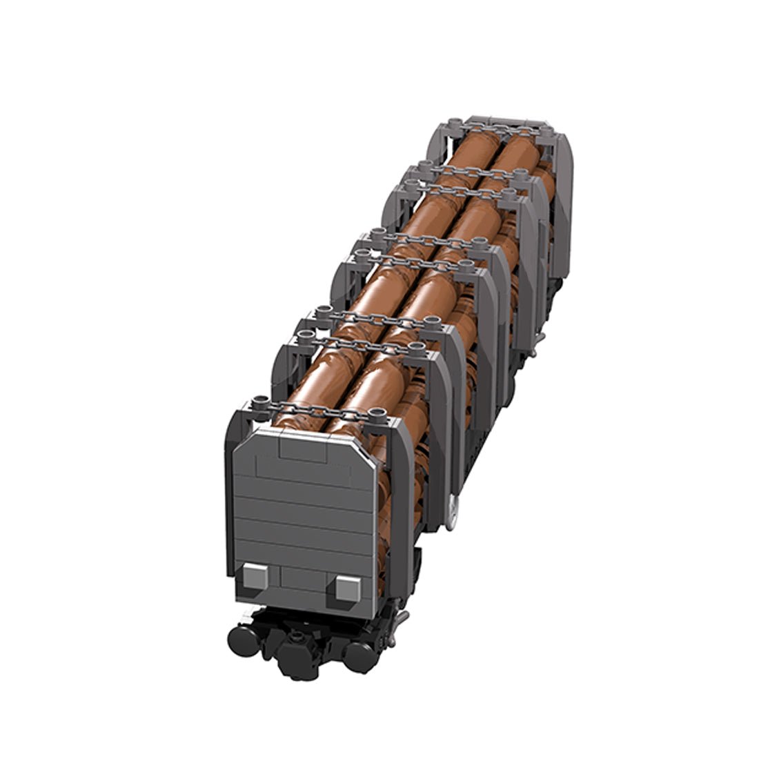 MOC - 95267 8 - Wheel Stake Wagon Klemmbausteine - LesDiy - Klemmbausteine