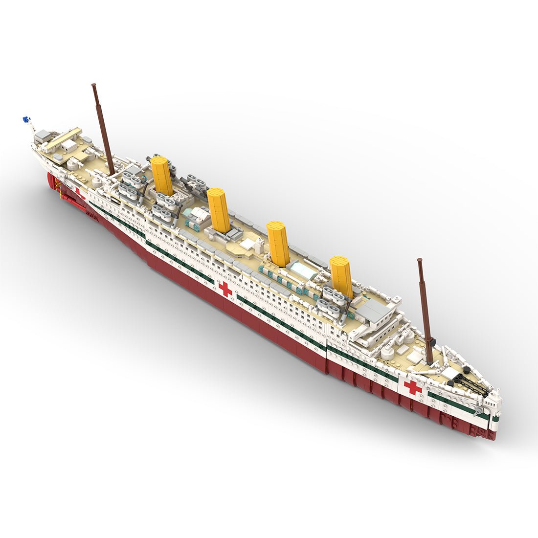 MOC - 95563 HMHS Britannic 1:325 Klemmbausteine - LesDiy - Klemmbausteine