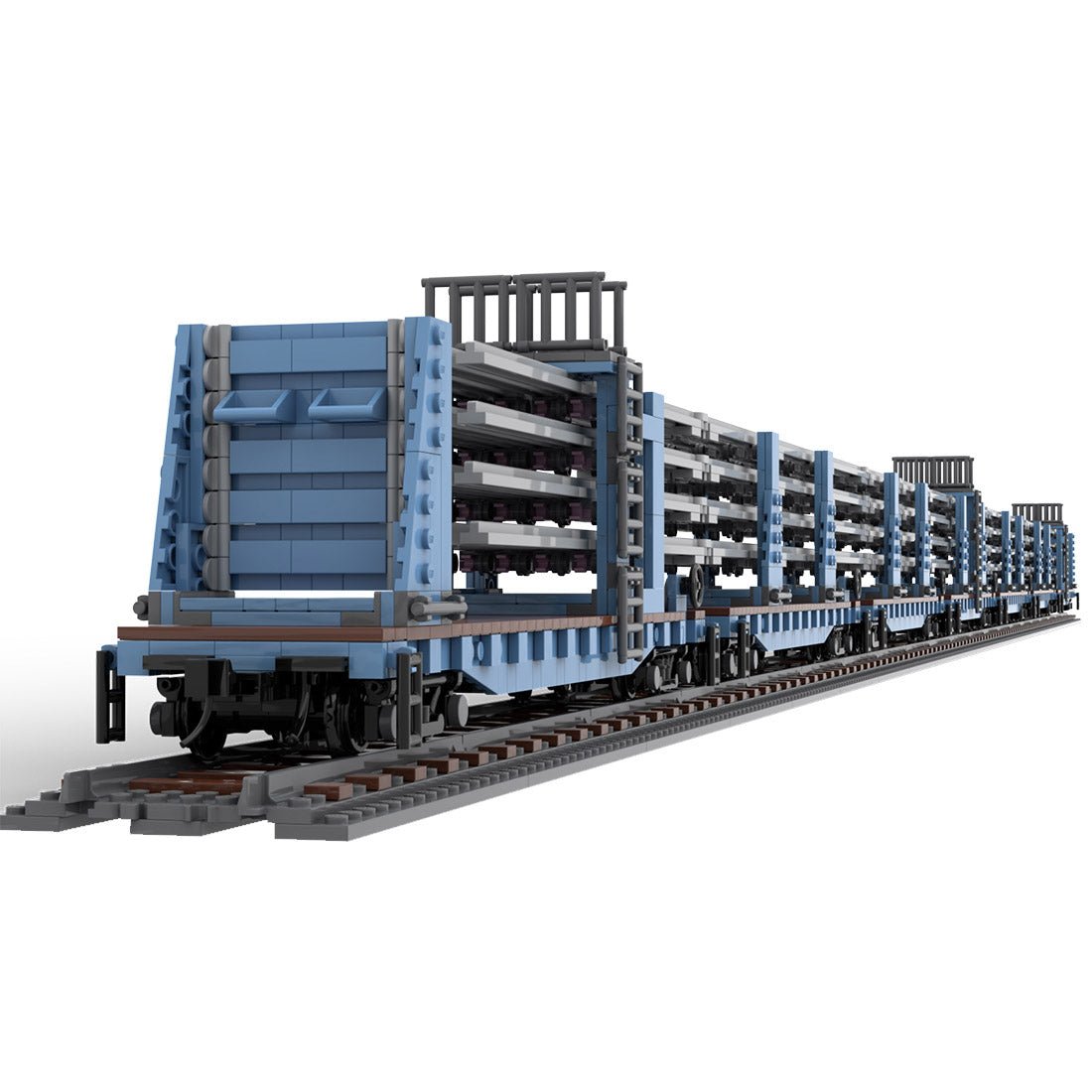 MOC - 95942 Geschweißter Schienen - /Bandwagen - LesDiy - Klemmbausteine