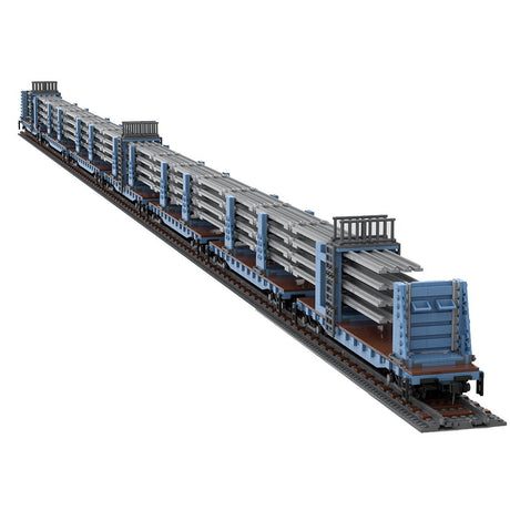 MOC - 95942 Geschweißter Schienen - /Bandwagen - LesDiy - Klemmbausteine