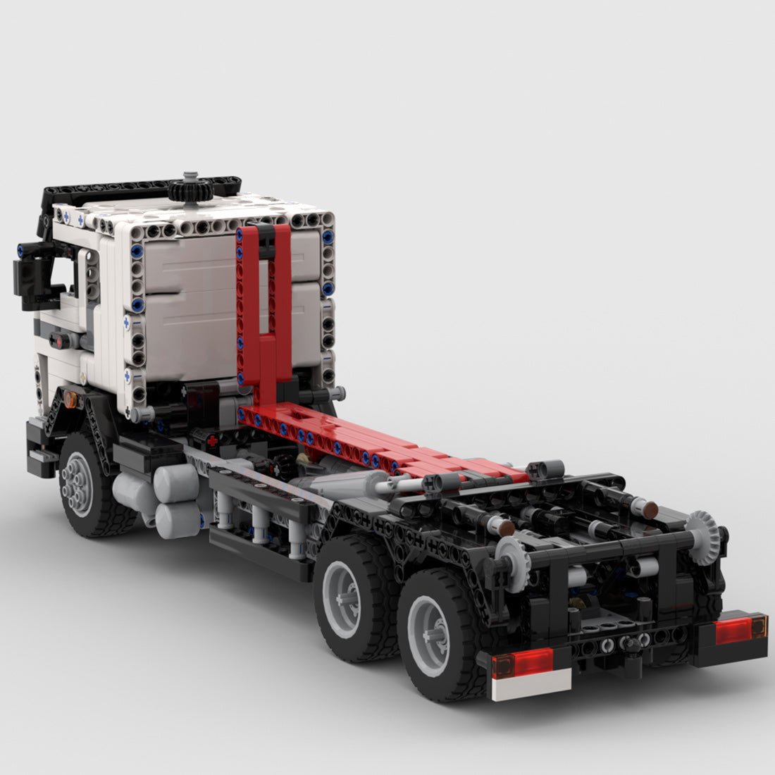 MOC - 96056 Truck NG - 1632 Hookloader Klemmbausteine - LesDiy - Klemmbausteine