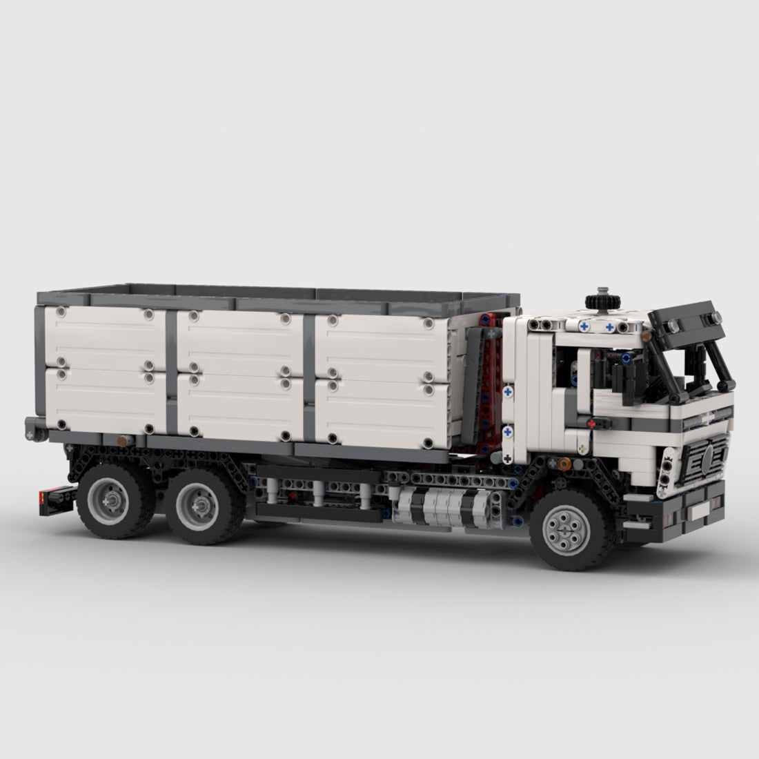 MOC - 96056 Truck NG - 1632 Hookloader Klemmbausteine - LesDiy - Klemmbausteine