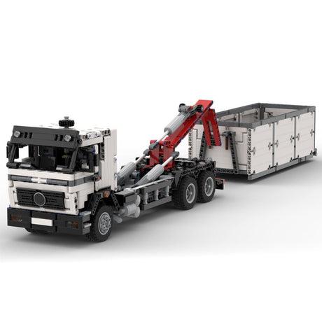 MOC - 96056 Truck NG - 1632 Hookloader Klemmbausteine - LesDiy - Klemmbausteine