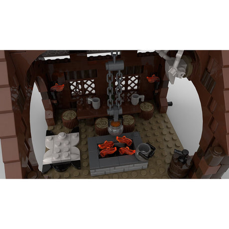 MOC - 96080 Winter Viking Mead Hall Klemmbausteine - LesDiy - Klemmbausteine