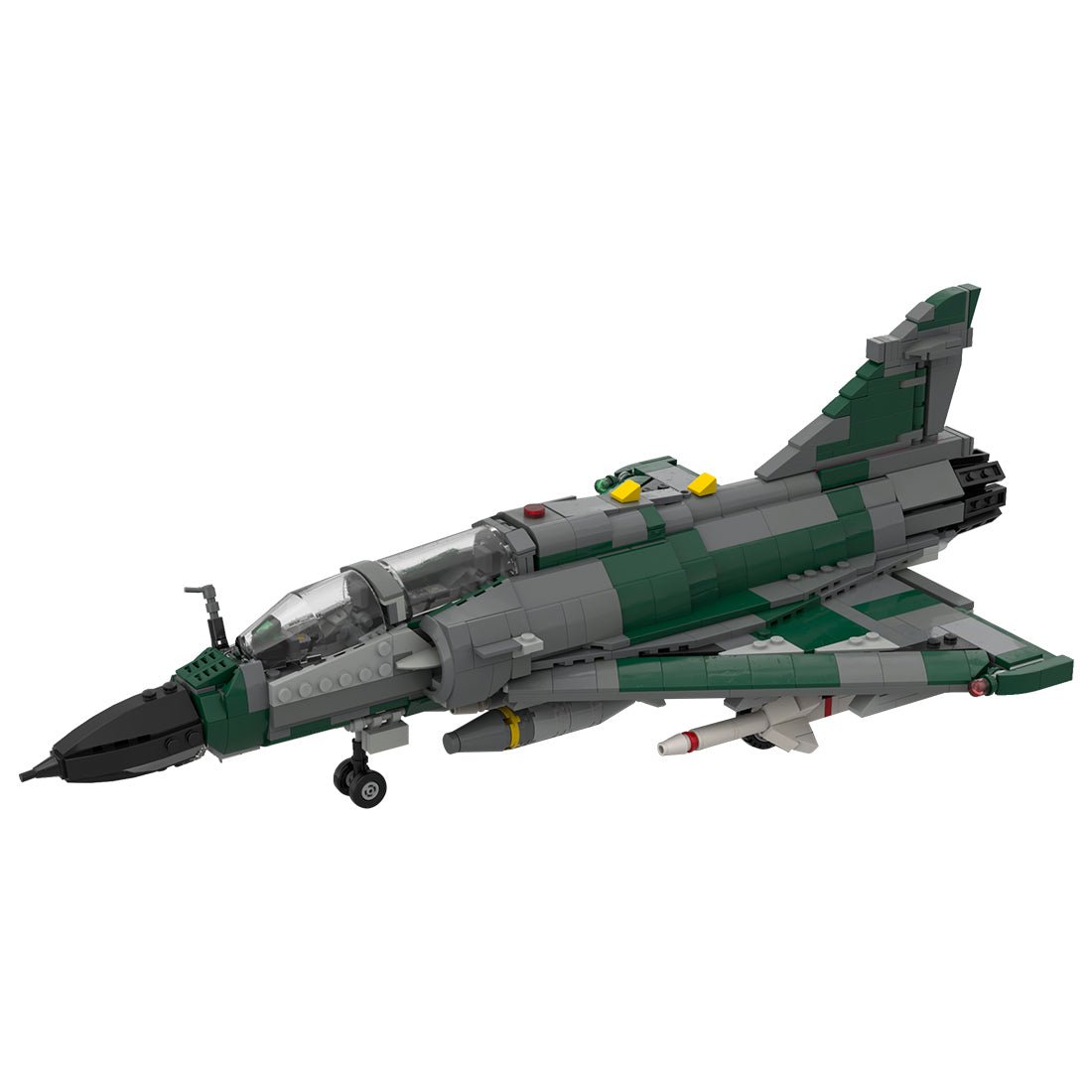 MOC - 96165 Dassault MIRAGE 2000 D | 1:35 Scale Klemmbausteine - LesDiy - Klemmbausteine