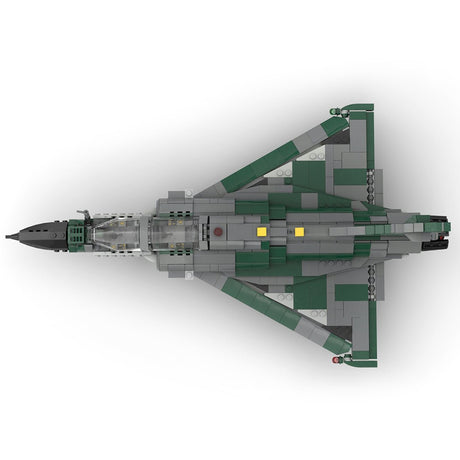 MOC - 96165 Dassault MIRAGE 2000 D | 1:35 Scale Klemmbausteine - LesDiy - Klemmbausteine