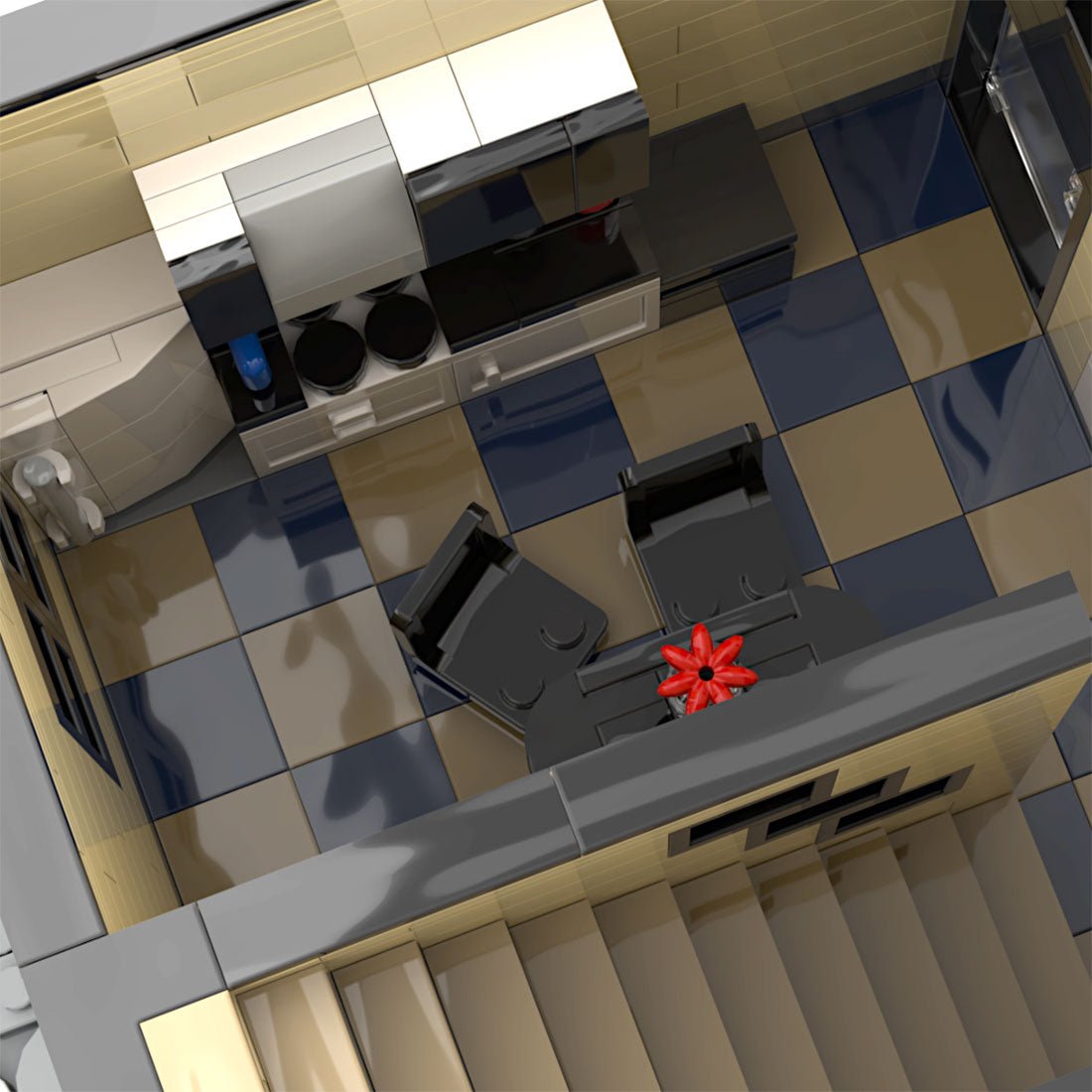 MOC - 96960 Art Gallery & Residential House Klemmbausteine - LesDiy - Klemmbausteine