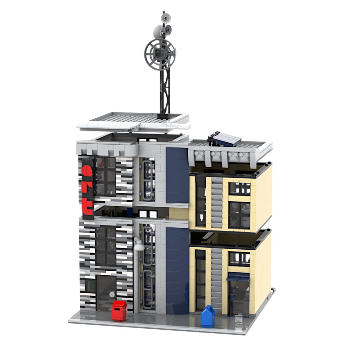 MOC - 96960 Art Gallery & Residential House Klemmbausteine - LesDiy - Klemmbausteine