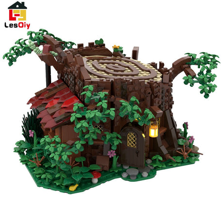MOC - 98101 Medieval Forest Fairy Cottage Klemmbausteine - LesDiy - Klemmbausteine
