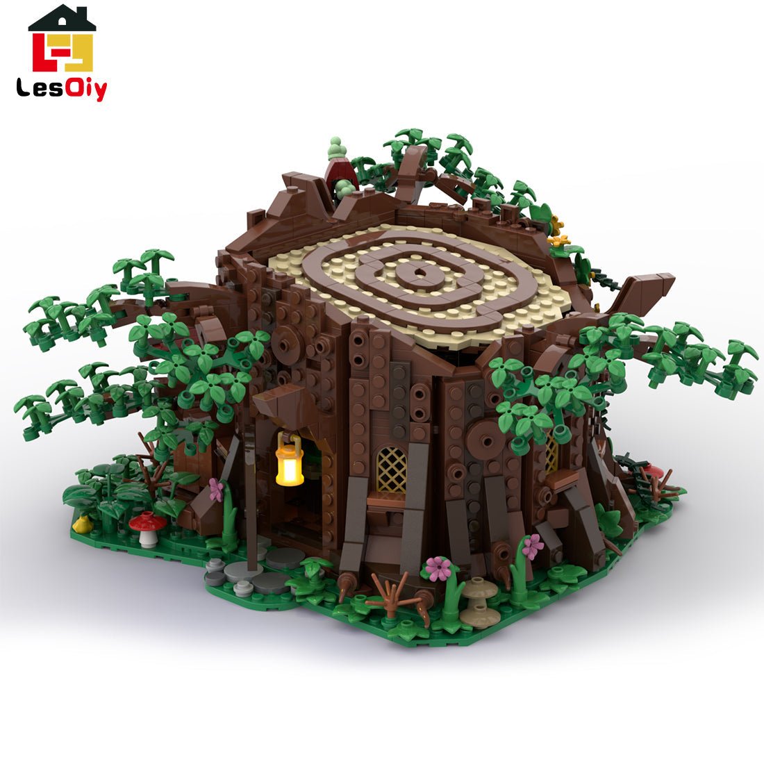 MOC - 98101 Medieval Forest Fairy Cottage Klemmbausteine - LesDiy - Klemmbausteine