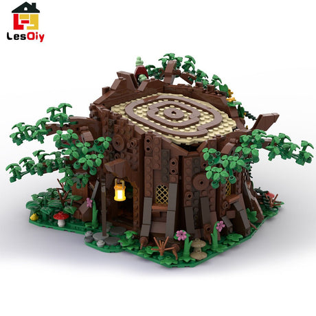 MOC - 98101 Medieval Forest Fairy Cottage Klemmbausteine - LesDiy - Klemmbausteine