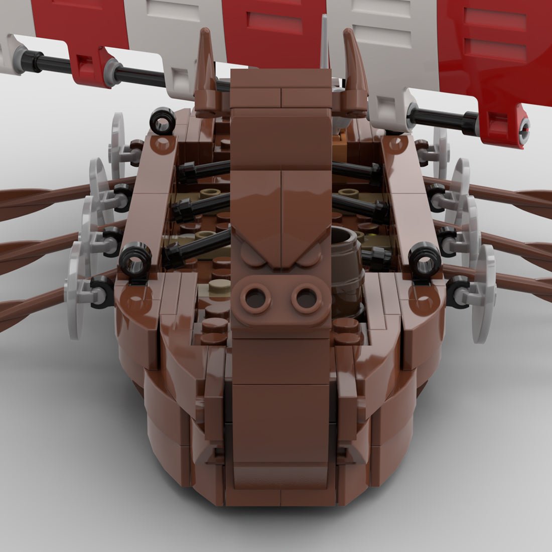 MOC - 98225 das Wikinger - Langschiff - LesDiy - Klemmbausteine