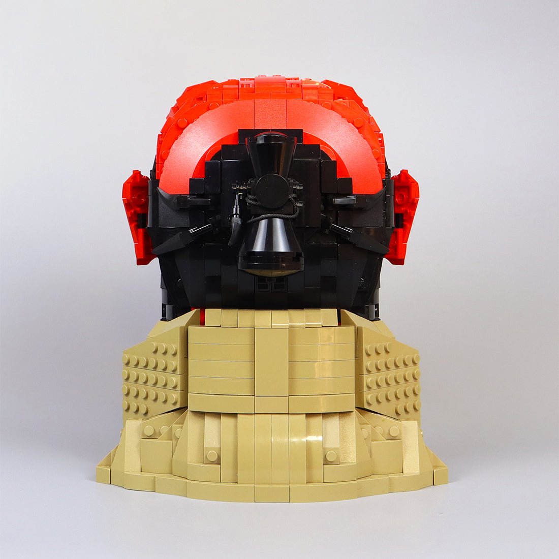 MOC - 98370+MOC - 107204 The Red - HellBoy Bust Klemmbausteine - LesDiy - Klemmbausteine