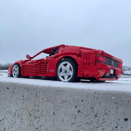 MOC - 98925 Ferrari Testarossa Klemmbausteine - LesDiy - Klemmbausteine