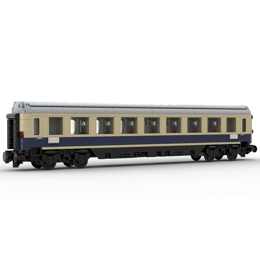 MOC - 99252 6wide Static Edition Rheinpfeil 1963 Personenwagen 1. Klasse ohne bedruckte Bauteile und Blockfiguren - LesDiy - Klemmbausteine