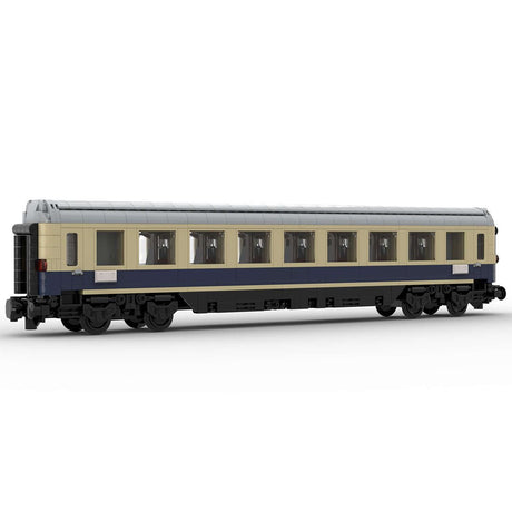 MOC - 99252 6wide Static Edition Rheinpfeil 1963 Personenwagen 1. Klasse ohne bedruckte Bauteile und Blockfiguren - LesDiy - Klemmbausteine