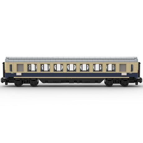MOC - 99252 6wide Static Edition Rheinpfeil 1963 Personenwagen 1. Klasse ohne bedruckte Bauteile und Blockfiguren - LesDiy - Klemmbausteine