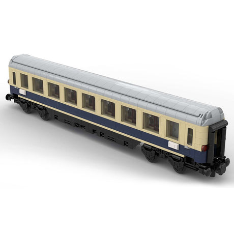 MOC - 99252 6wide Static Edition Rheinpfeil 1963 Personenwagen 1. Klasse ohne bedruckte Bauteile und Blockfiguren - LesDiy - Klemmbausteine