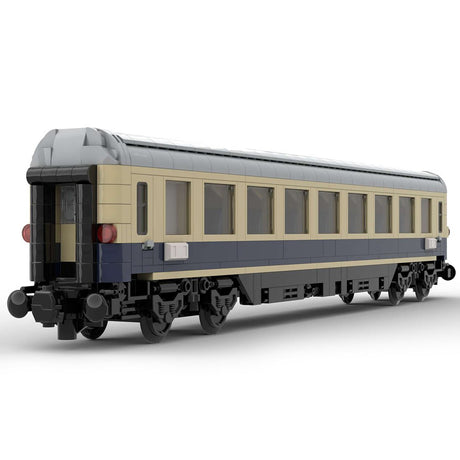 MOC - 99252 6wide Static Edition Rheinpfeil 1963 Personenwagen 1. Klasse ohne bedruckte Bauteile und Blockfiguren - LesDiy - Klemmbausteine