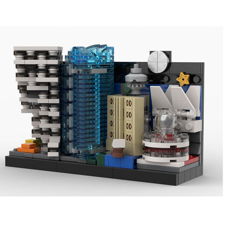 MOC - 99681 Vancouver Skyline Postcard Klemmbausteine - LesDiy - Klemmbausteine