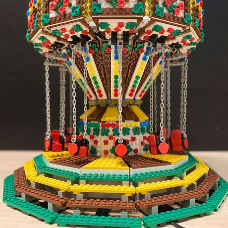 MOC Chained Carousel Klemmbausteine - LesDiy - Klemmbausteine