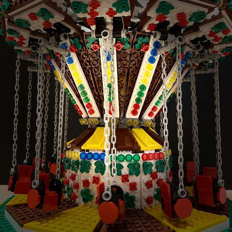 MOC Chained Carousel Klemmbausteine - LesDiy - Klemmbausteine