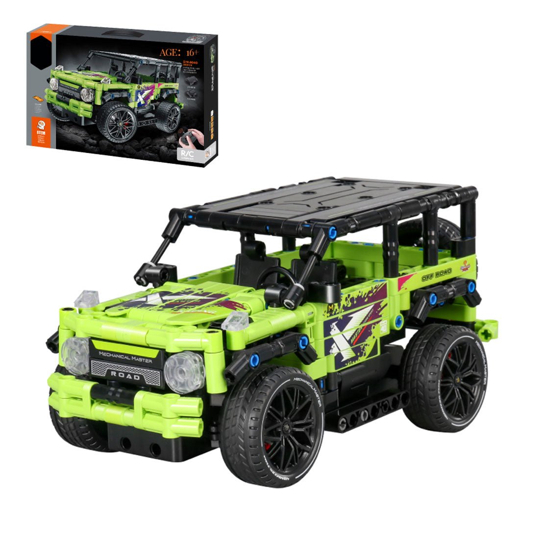 MOC DIY - Montage eines Geländewagen - Supersportwagens Klemmbausteine - LesDiy - Klemmbausteine