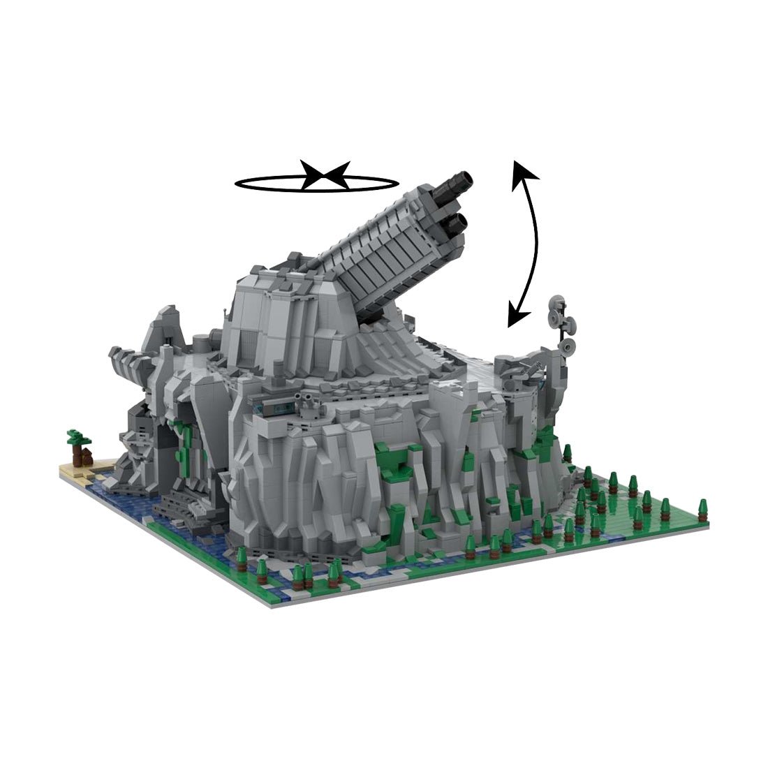 MOC Hades Planetenkanone klemmbaustine - LesDiy - Klemmbausteine