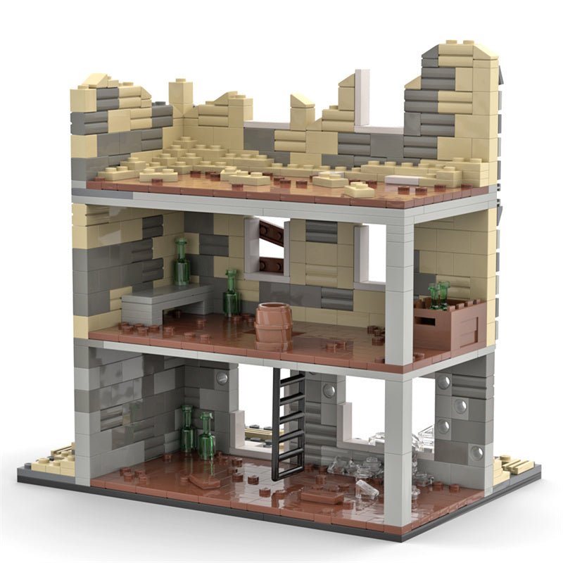 MOC Kaputtes Gebäude - LesDiy - Klemmbausteine