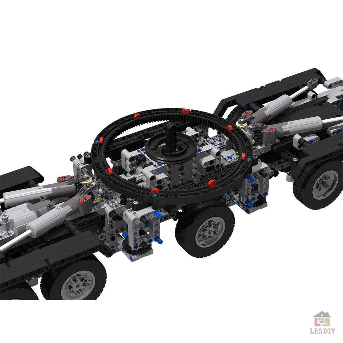 MOC LTM1750 - 9.1 All - Road - RC - Kran mit 12 Motoren Klemmbausteine - LesDiy - Klemmbausteine