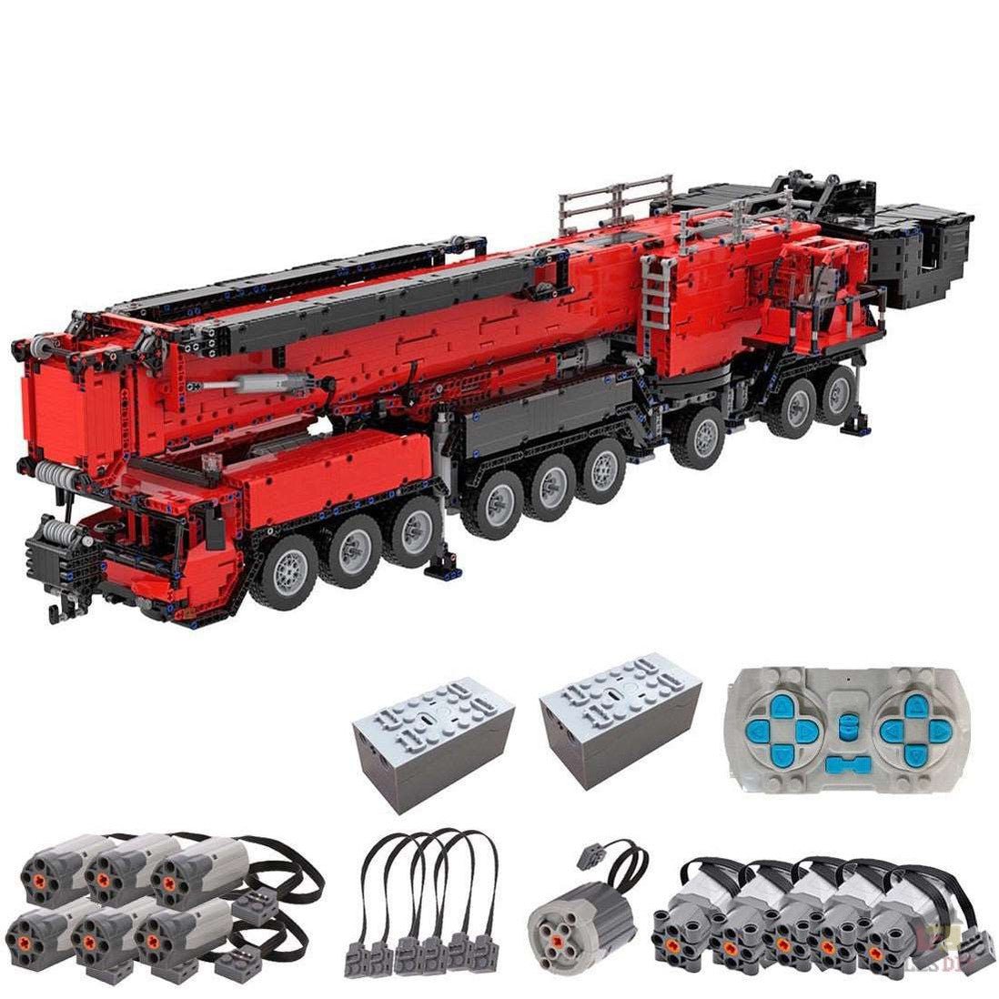 MOC LTM1750 - 9.1 All - Road - RC - Kran mit 12 Motoren Klemmbausteine - LesDiy - Klemmbausteine