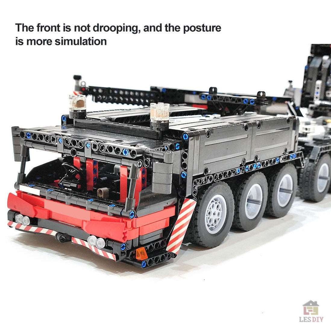 MOC LTM1750 - 9.1 All - Road - RC - Kran mit 12 Motoren Klemmbausteine - LesDiy - Klemmbausteine