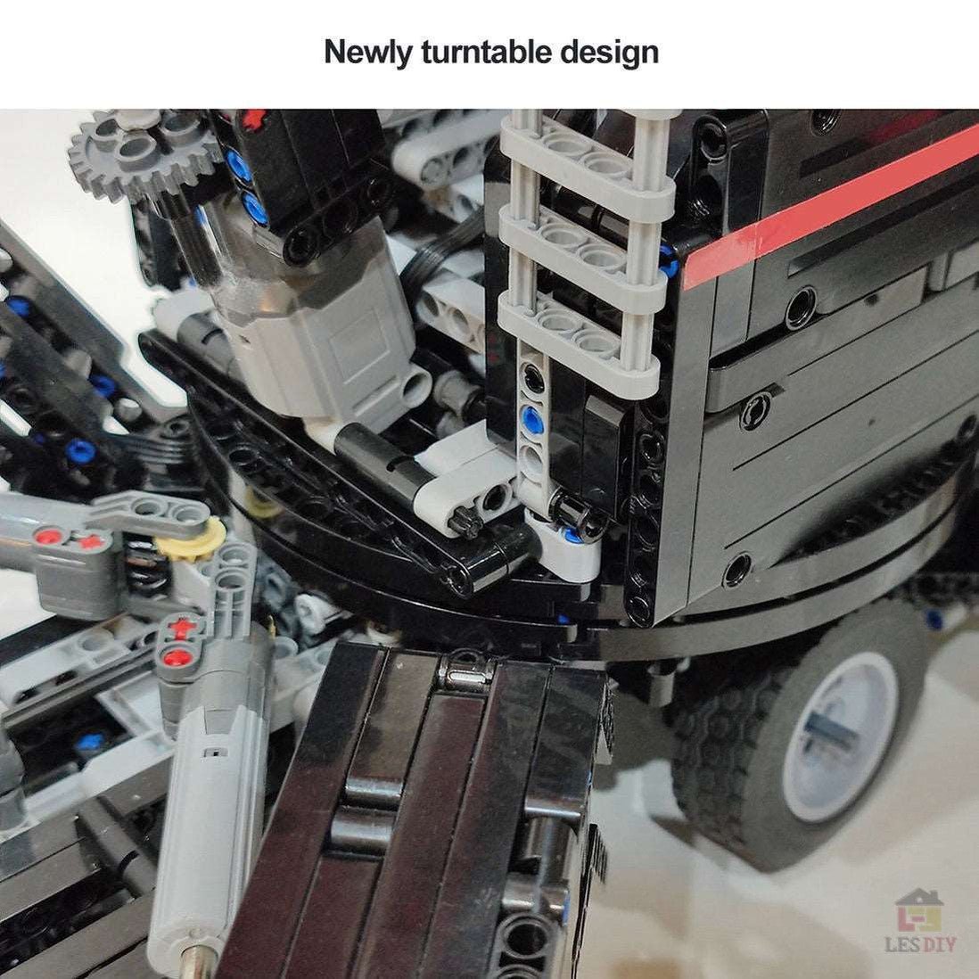 MOC LTM1750 - 9.1 All - Road - RC - Kran mit 12 Motoren Klemmbausteine - LesDiy - Klemmbausteine