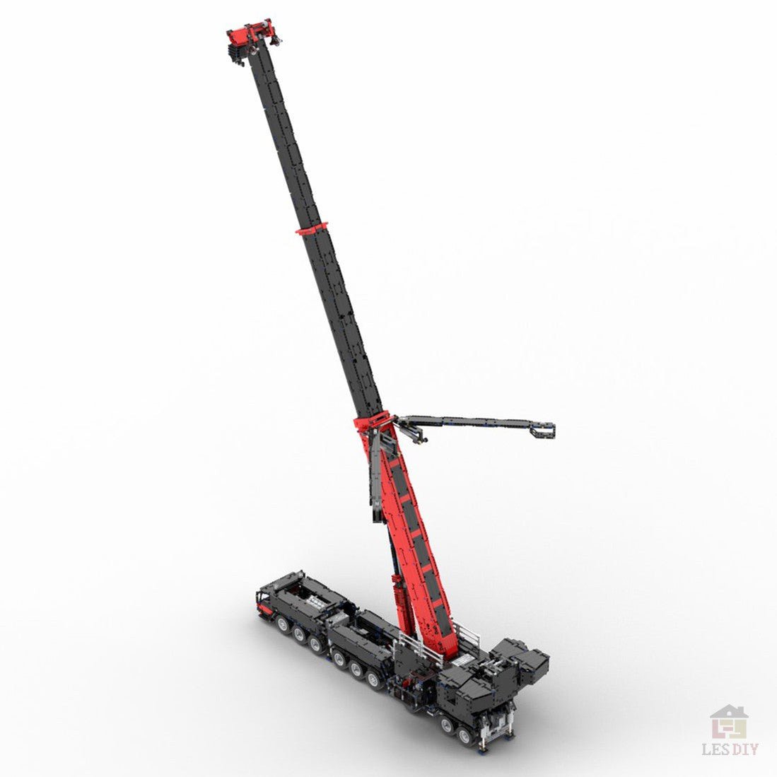 MOC LTM1750 - 9.1 All - Road - RC - Kran mit 12 Motoren Klemmbausteine - LesDiy - Klemmbausteine