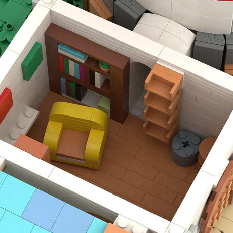 MOC Medieval Fairytale World Insel - Leuchtturmmodell Klemmbausteine - LesDiy - Klemmbausteine