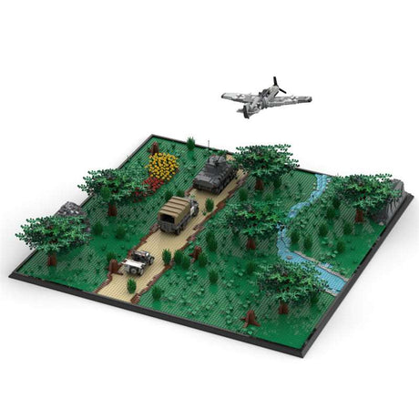 MOC Militär Szene - Waldmarsch - LesDiy - Klemmbausteine