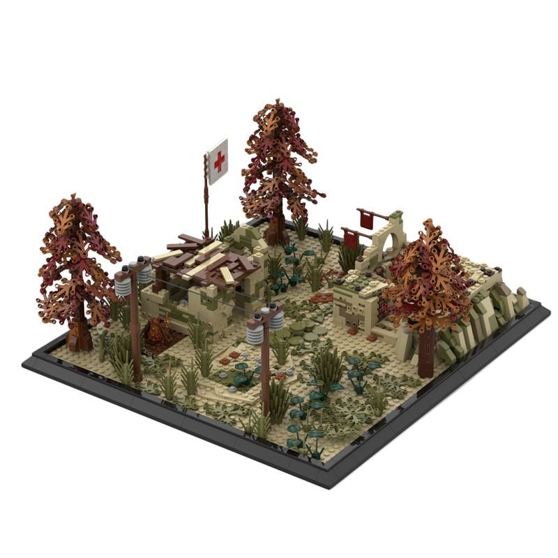 MOC Militär Szene - Wüsten Schlachtfeld - LesDiy - Klemmbausteine