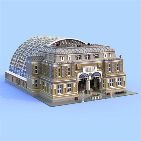 MOC Modular Bahnhof Klemmbausteine - LesDiy - Klemmbausteine