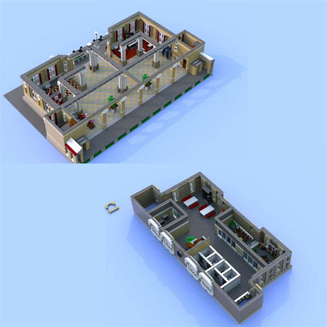 MOC Modular Bahnhof Klemmbausteine - LesDiy - Klemmbausteine