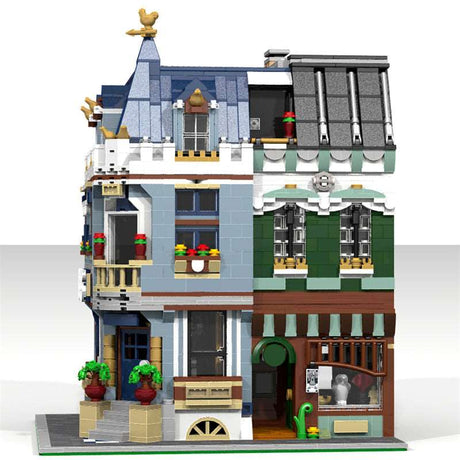 MOC Modular Buchhandlung Klemmbausteine - LesDiy - Klemmbausteine