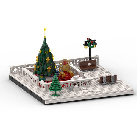 MOC Winter Village Large Christmas Square Klemmbausteine - LesDiy - Klemmbausteine