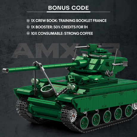 Mocsage 1/28 Scale Tank Klemmbausteine - LesDiy - Klemmbausteine