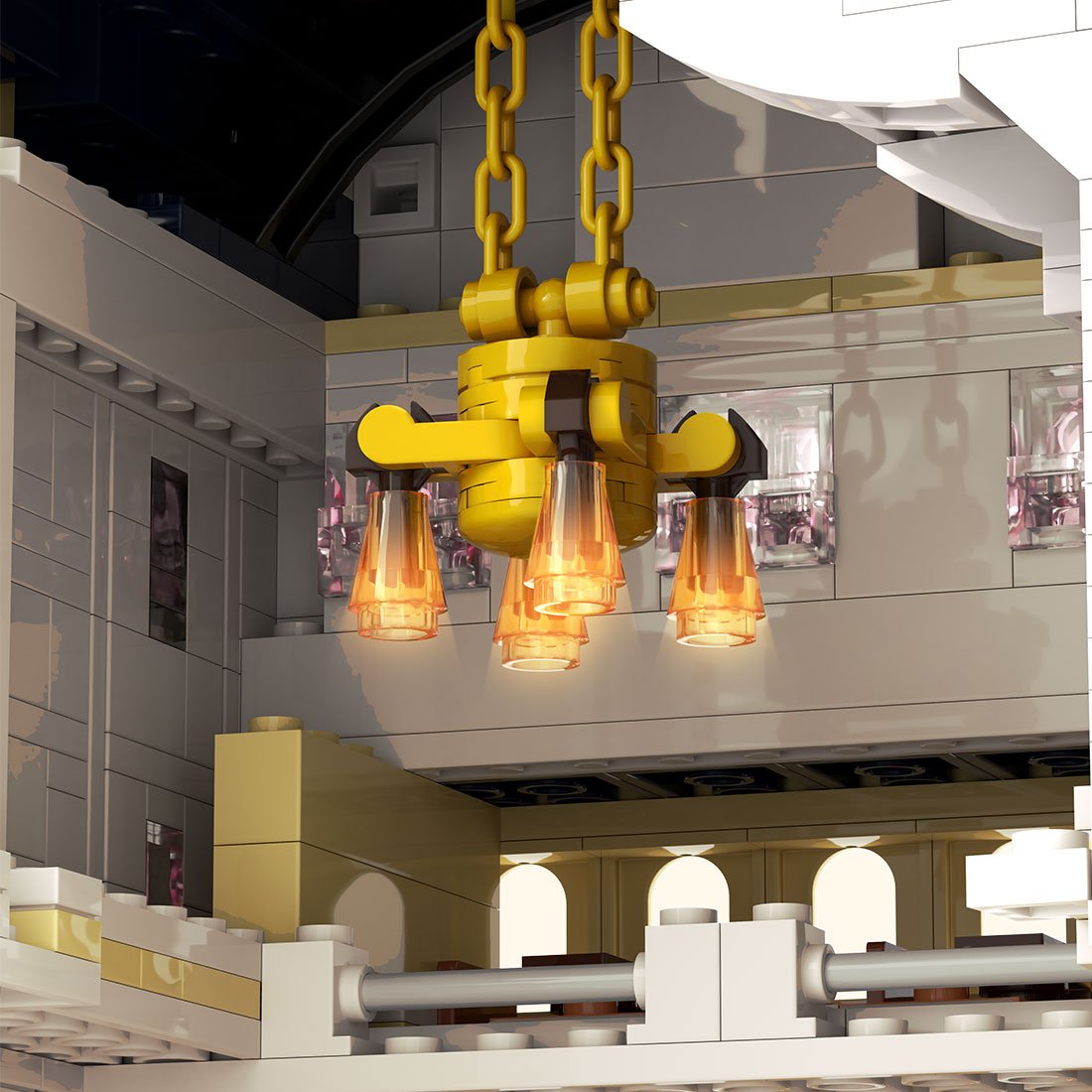 Mocsage Deutsches Schloss Neuschwanstein im Maßstab 1:350 Klemmbausteine - LesDiy - Klemmbausteine